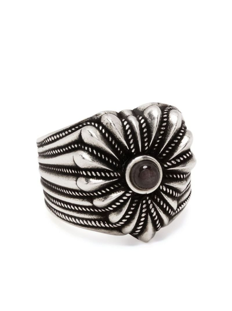 Sterling Silver Interlocking Heart Ring