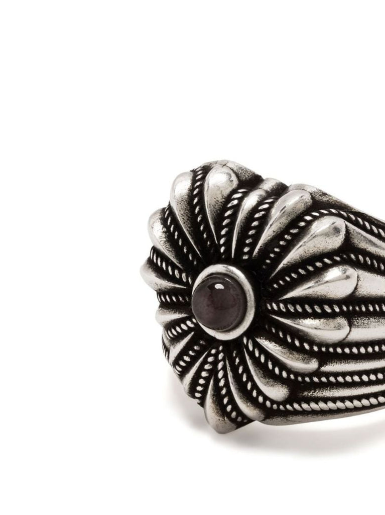 Sterling Silver Interlocking Heart Ring