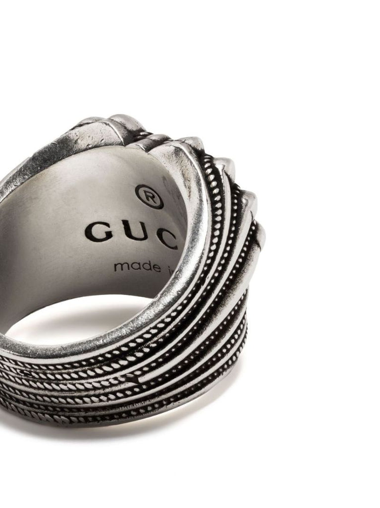 Sterling Silver Interlocking Heart Ring