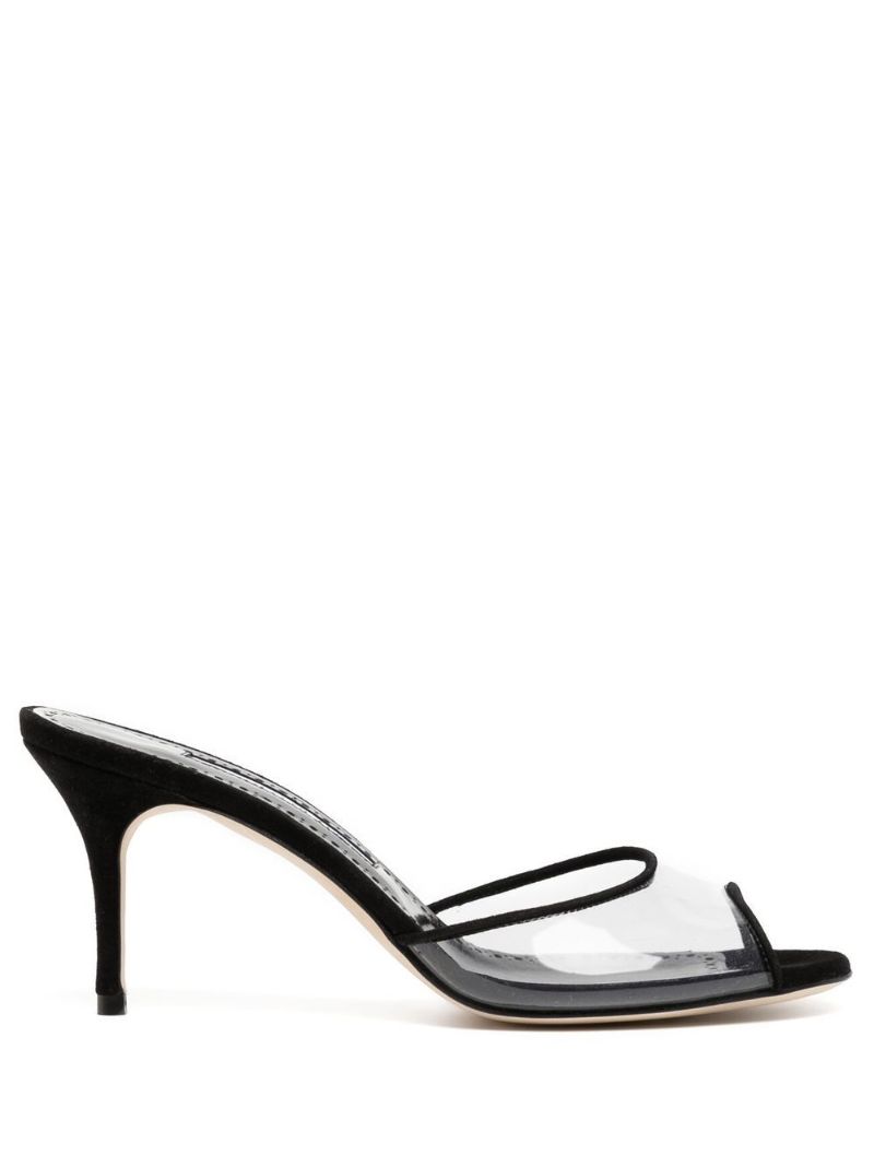 Black Jadifa 70 Mules