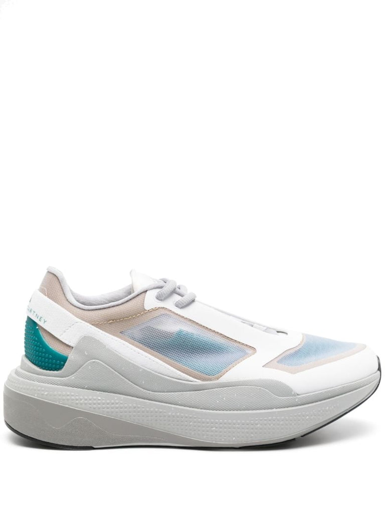 White Earthlight Panelled Sneakers