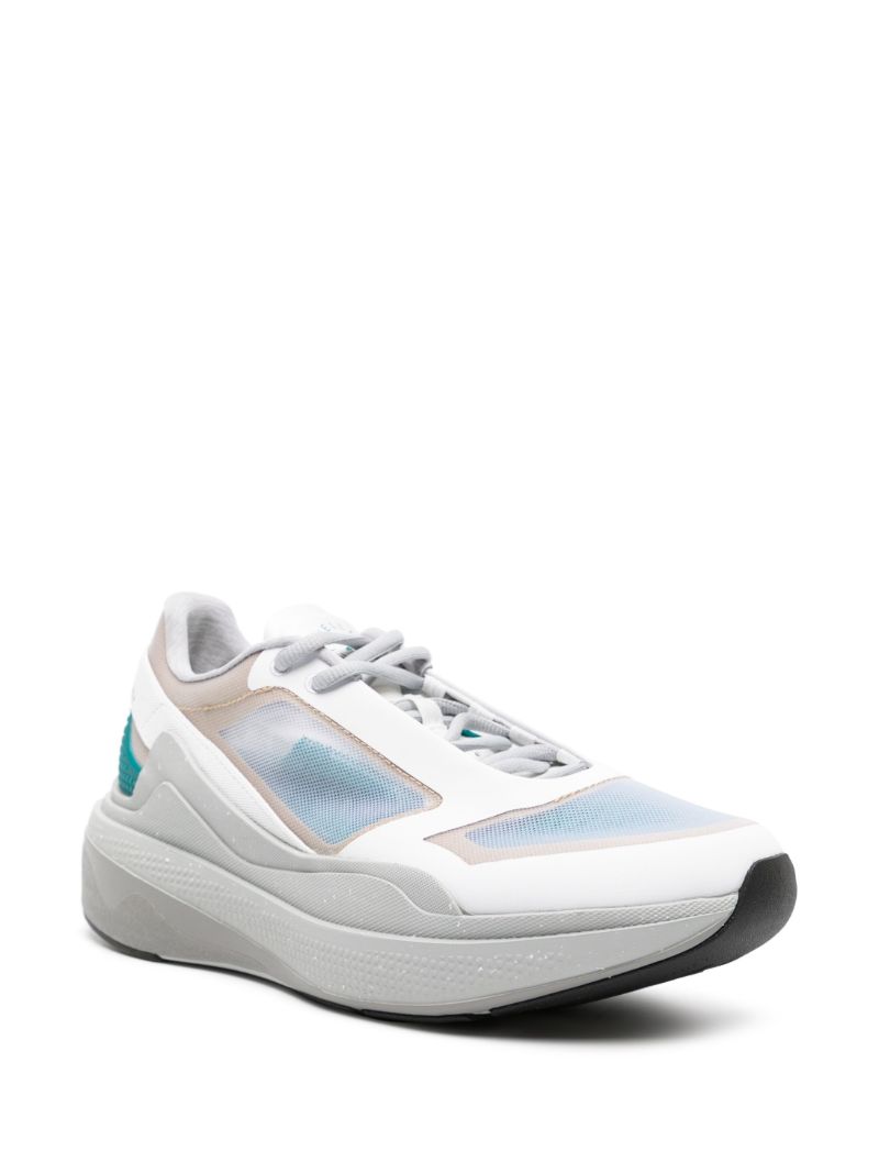 White Earthlight Panelled Sneakers
