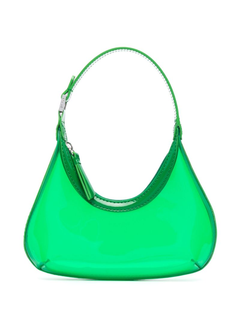 Green Baby Amber Transparent Shoulder Bag