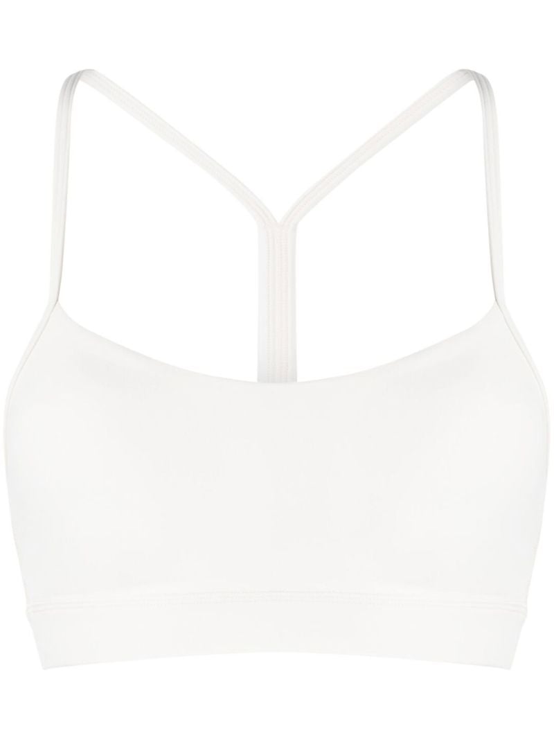 White Flow Y Yoga Sports Bra