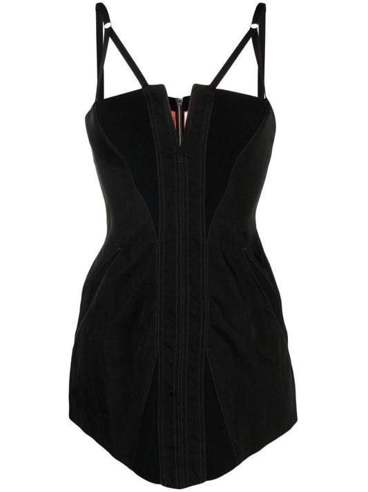Black Strap Detail Dress