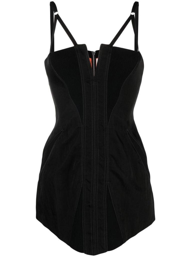 Black Strap Detail Dress