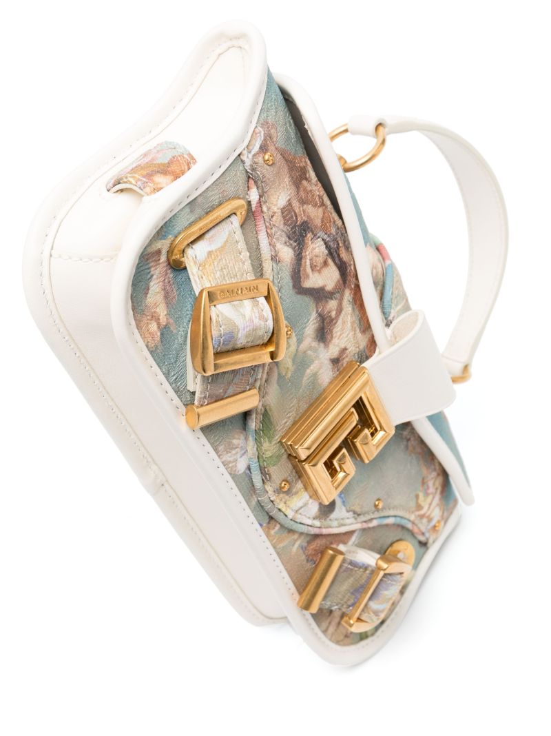 Blue Blaze Sky Print Top Handle Bag