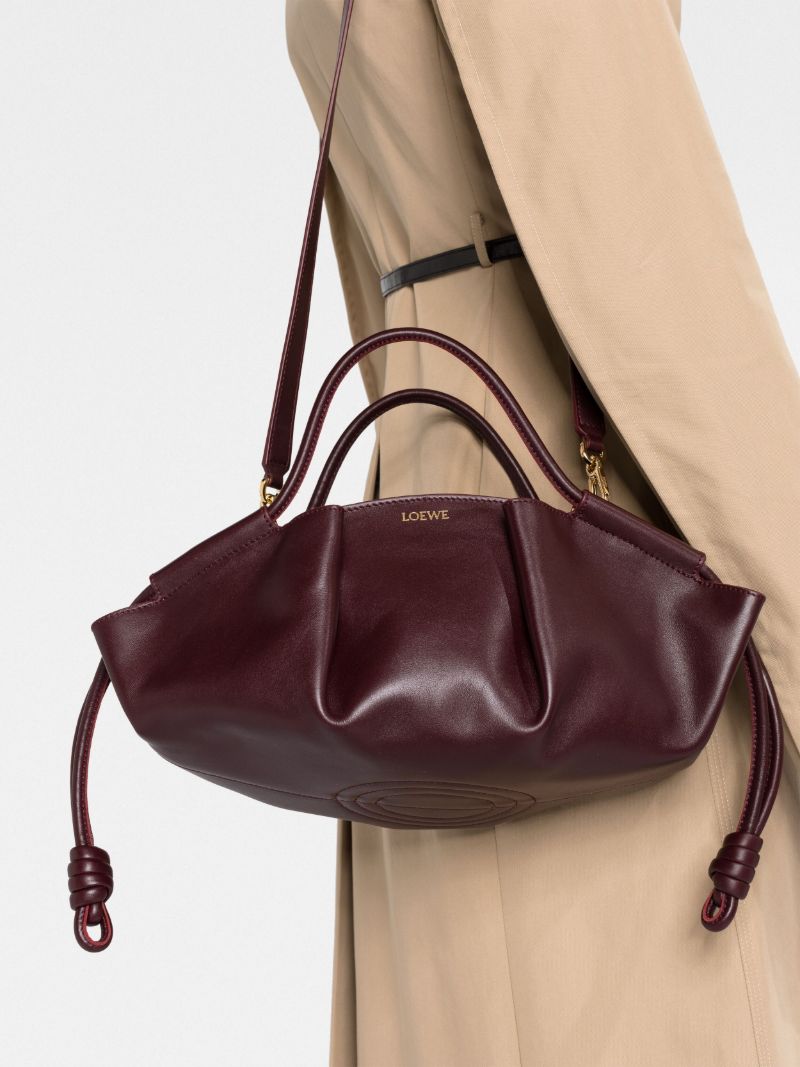 Red Paseo Small Leather Shoulder Bag