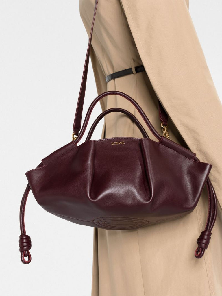 Red Paseo Small Leather Shoulder Bag