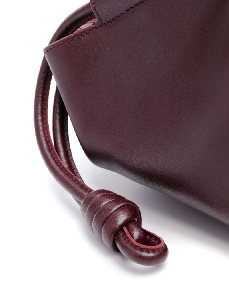Red Paseo Small Leather Shoulder Bag