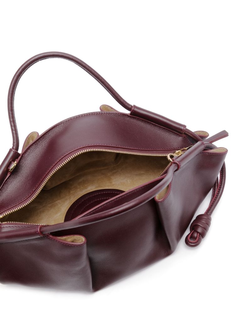Red Paseo Small Leather Shoulder Bag