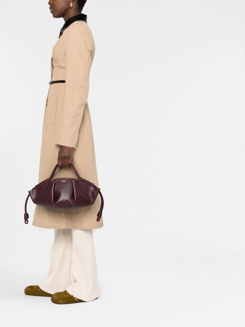 Red Paseo Small Leather Shoulder Bag