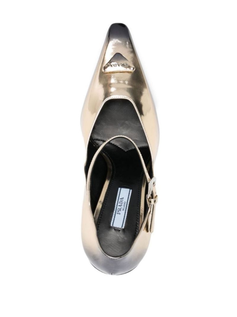 Gold OmbrÃ_x0083_Â© 95 Leather Mary Jane Pumps