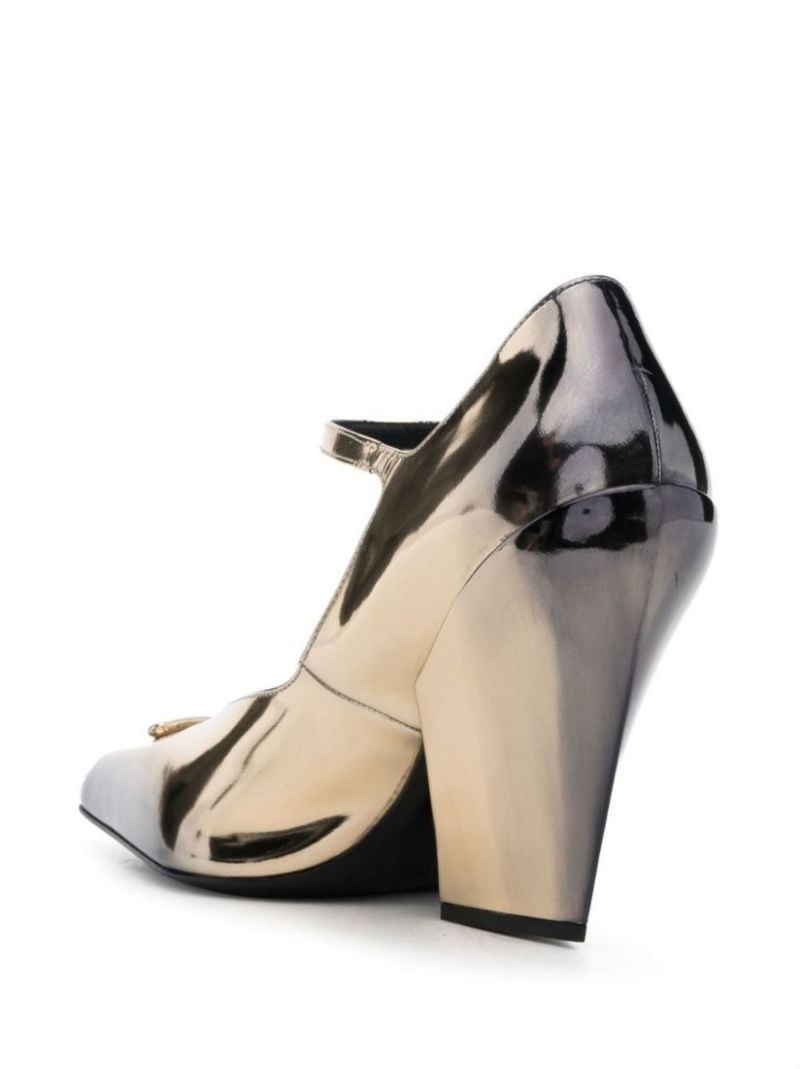 Gold OmbrÃ_x0083_Â© 95 Leather Mary Jane Pumps