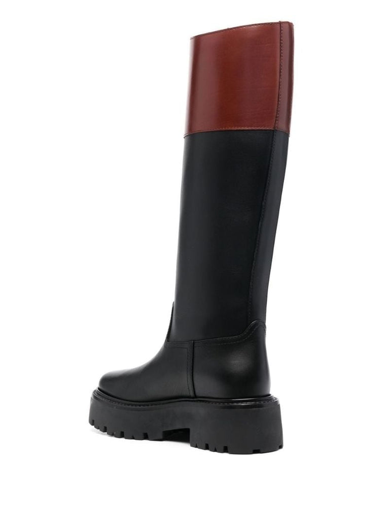 Black Bulky High Boots