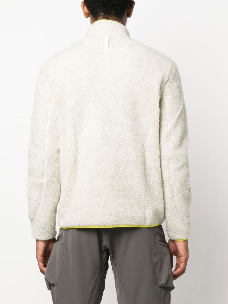 White Wool Fleece Jacket