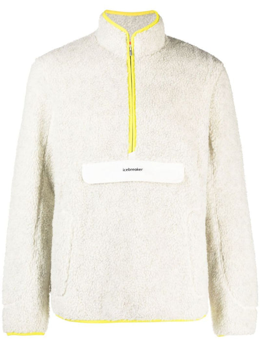 White Wool Fleece Jacket