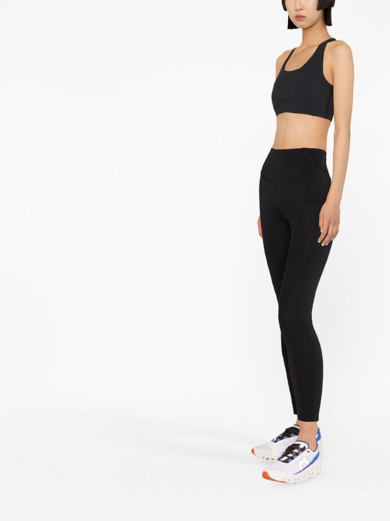 Black Base Pace 25 Inch Running Leggings