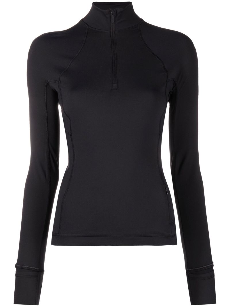 Black It's Rulu Run 1/2 Zip Top