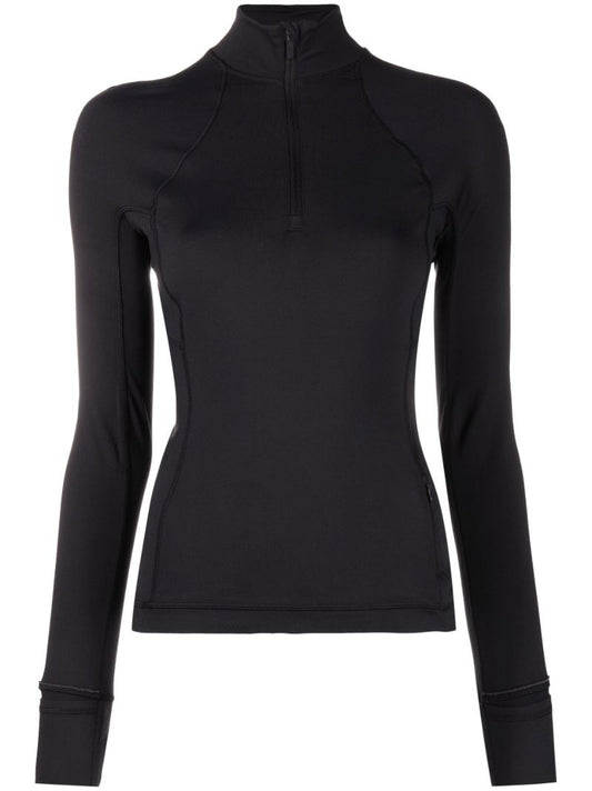 Black It's Rulu Run 1/2 Zip Top