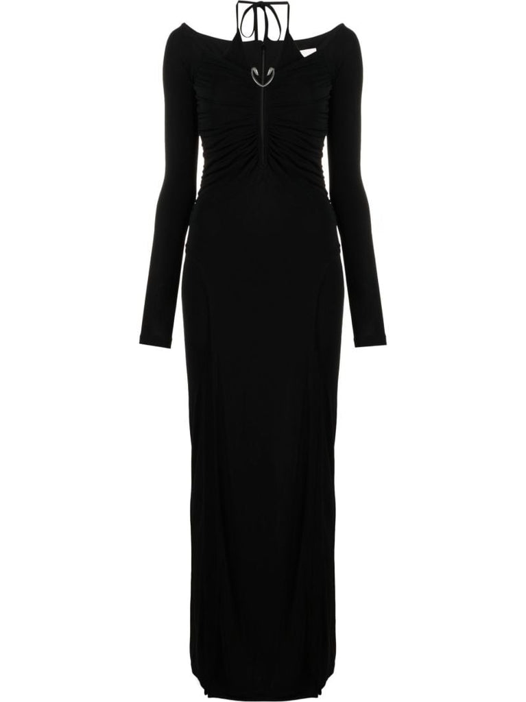 Black Mobius Maxi Dress
