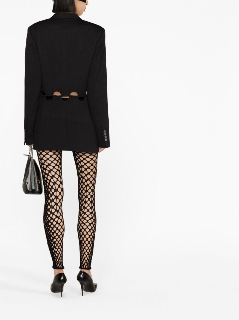 Black Hinge Seam Single-breasted Blazer