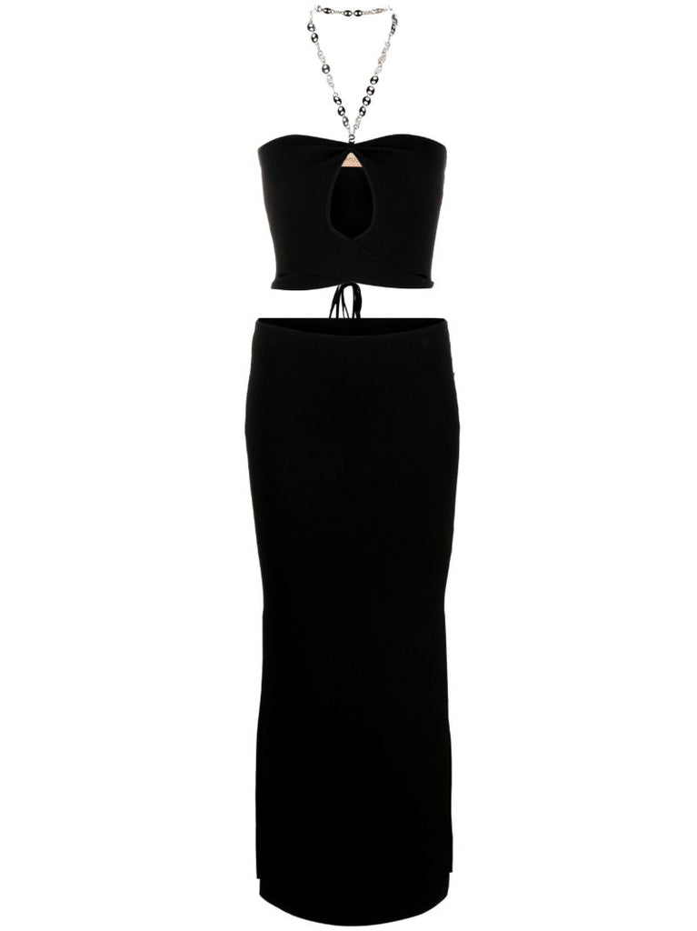 Black Halterneck Co-ord