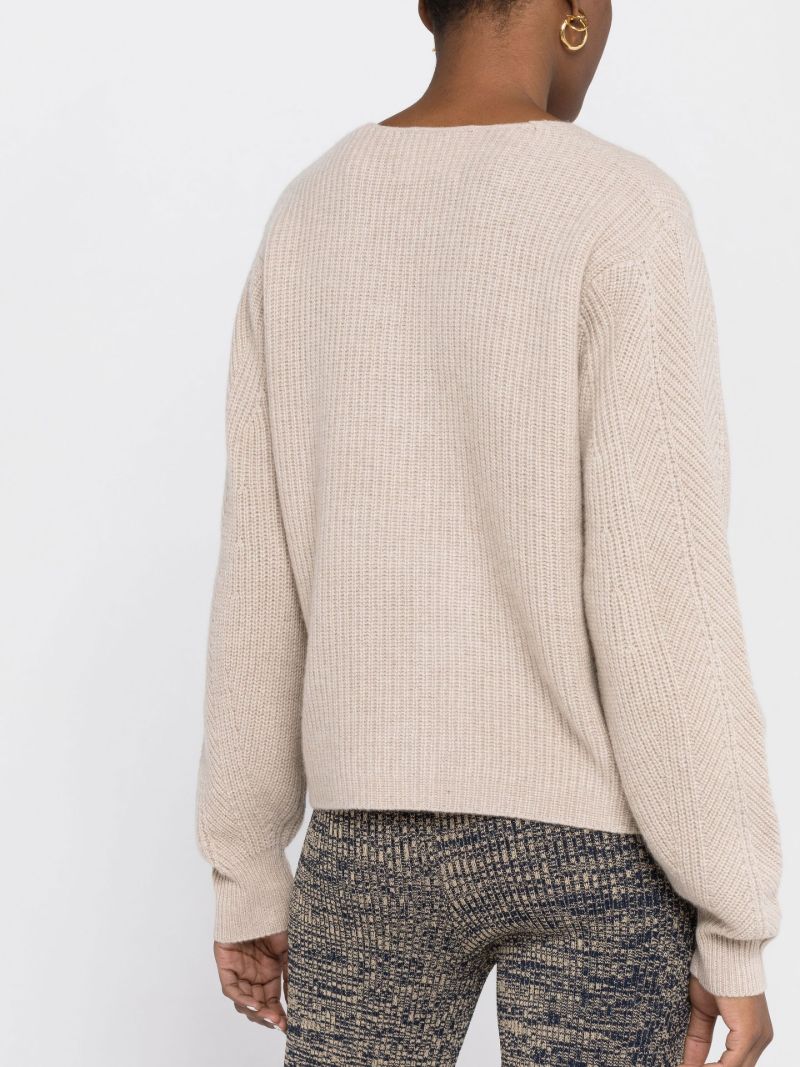 Neutral Maya Cashmere Sweater