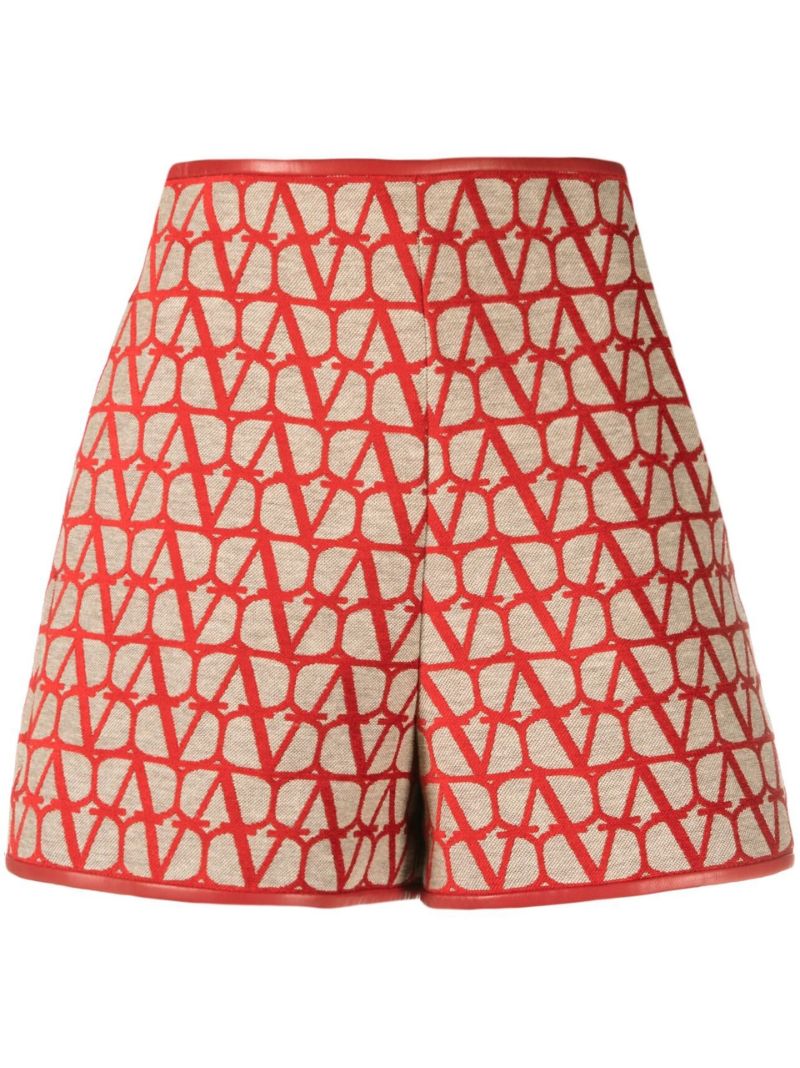 Red Toile Iconographe Shorts