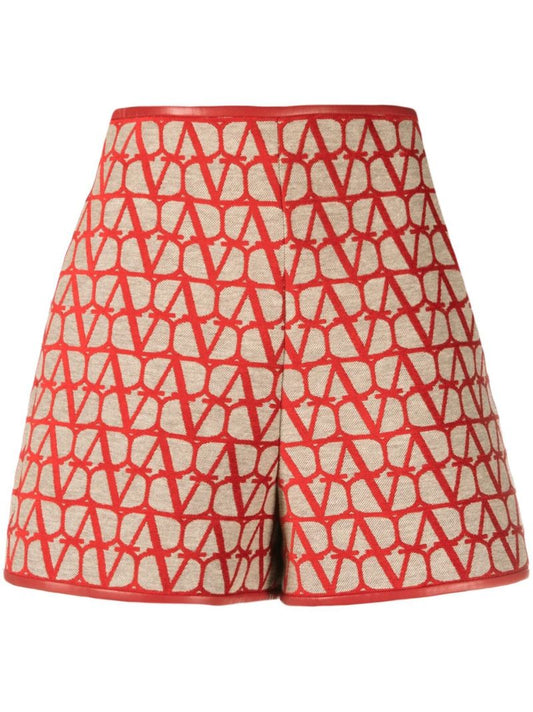 Red Toile Iconographe Shorts
