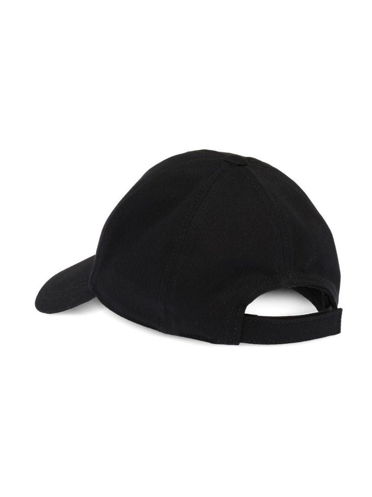 Black Drill Logo Embroidery Cap
