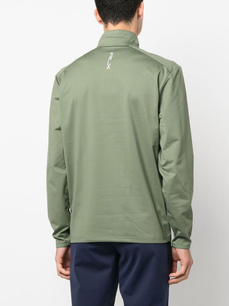 Green Half-zip Pullover