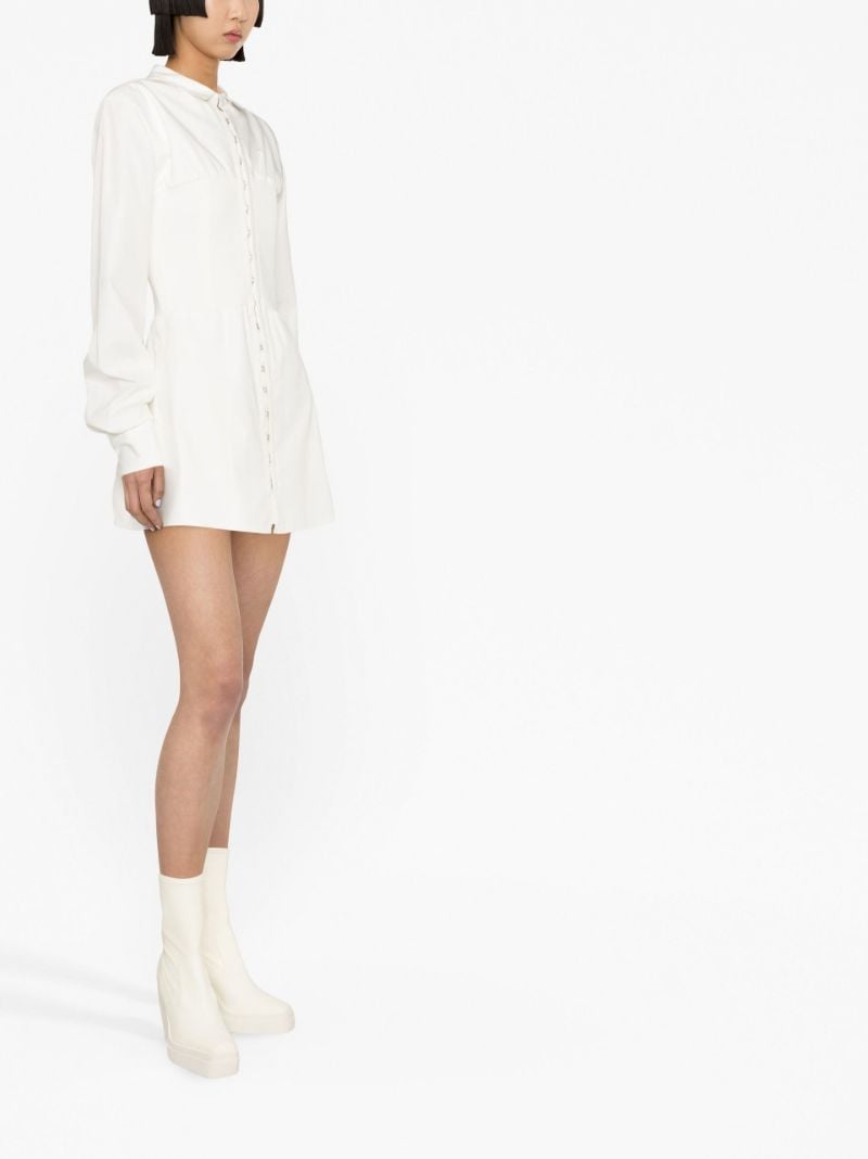 White Hook Mini Dress