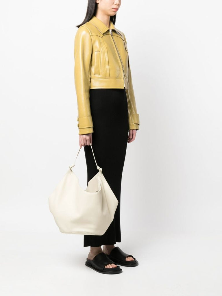 Neutral the Medium Lotus Leather Tote Bag