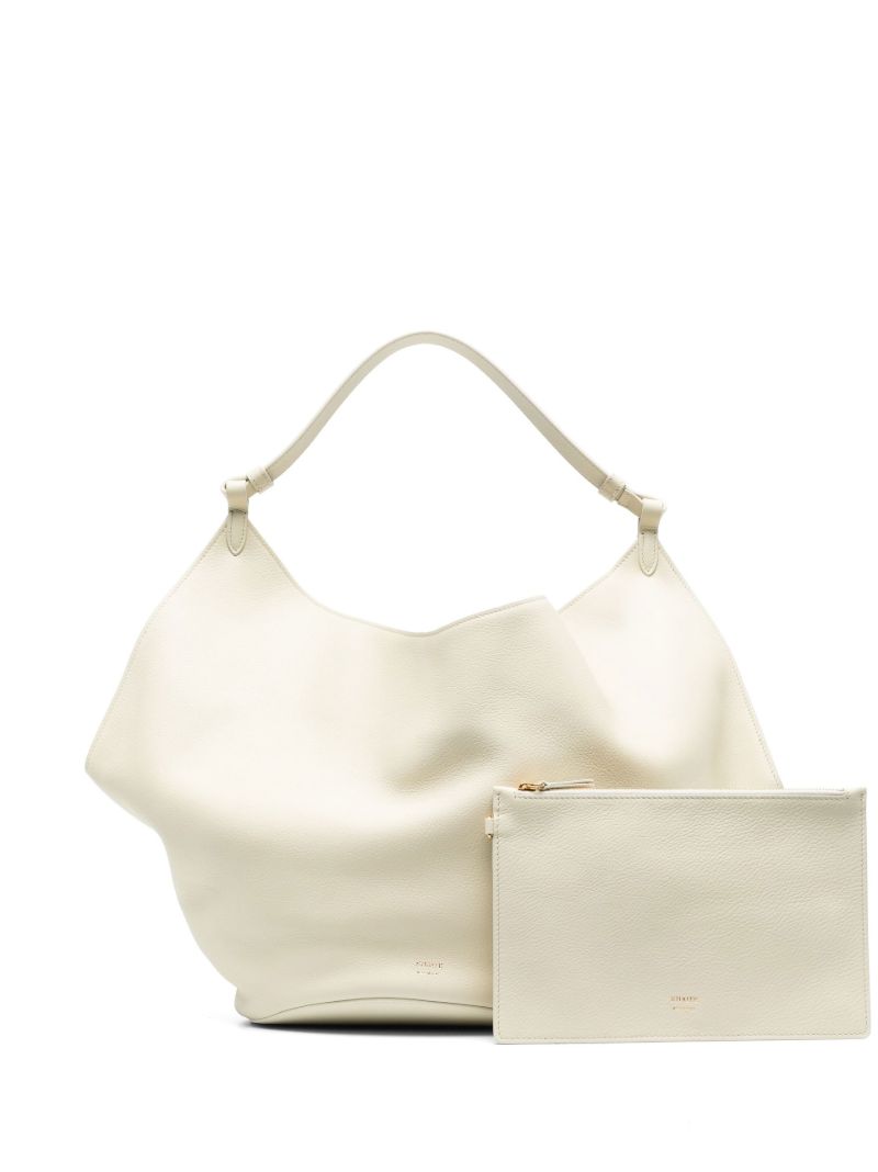 Neutral the Medium Lotus Leather Tote Bag