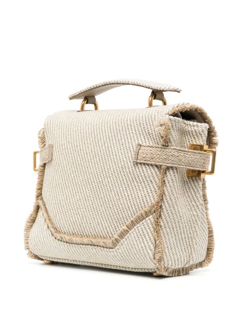 Neutral B-buzz 23 Raffia Top Handle Bag