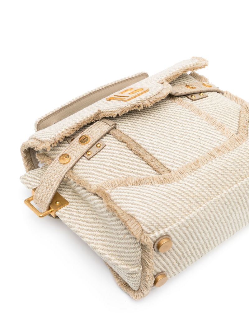Neutral B-buzz 23 Raffia Top Handle Bag