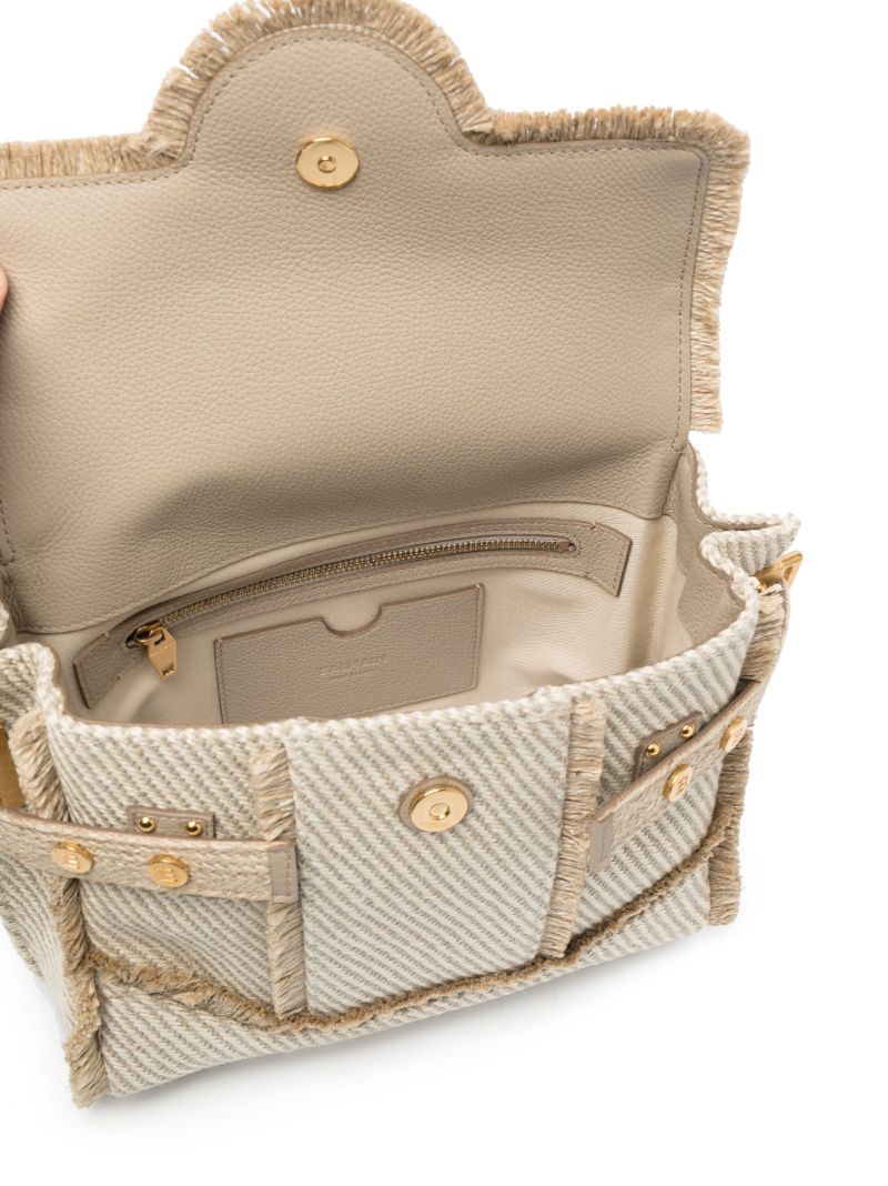 Neutral B-buzz 23 Raffia Top Handle Bag