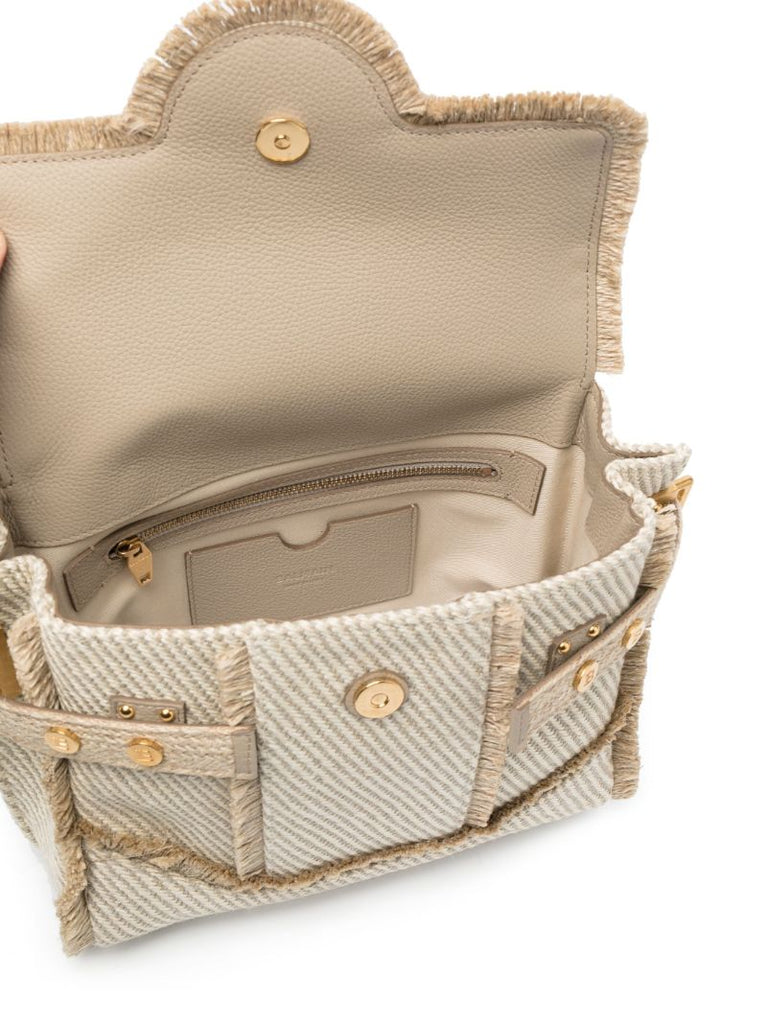 Neutral B-buzz 23 Raffia Top Handle Bag