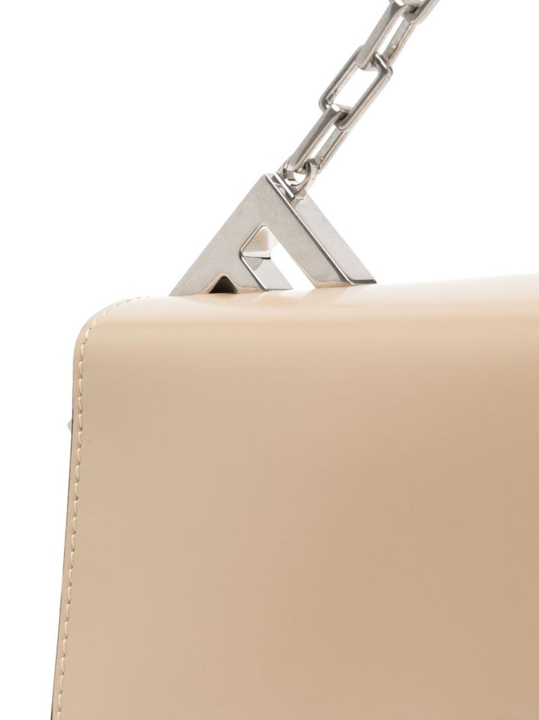 Neutral Fendi First Sight Leather Shoulder Bag