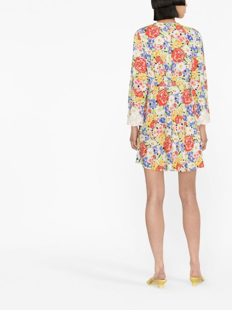 Multicolour Abrielle Floral Print Dress