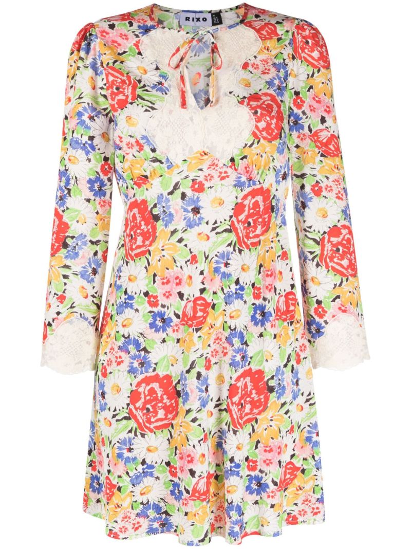 Multicolour Abrielle Floral Print Dress