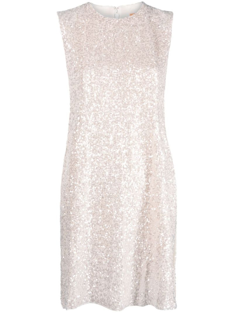 White Isha Sequin-embellished Top