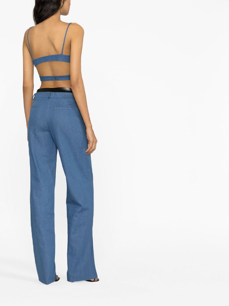 Blue Ule Straight-leg Jeans