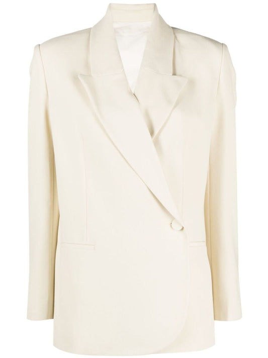 Neutral Cross Front Blazer