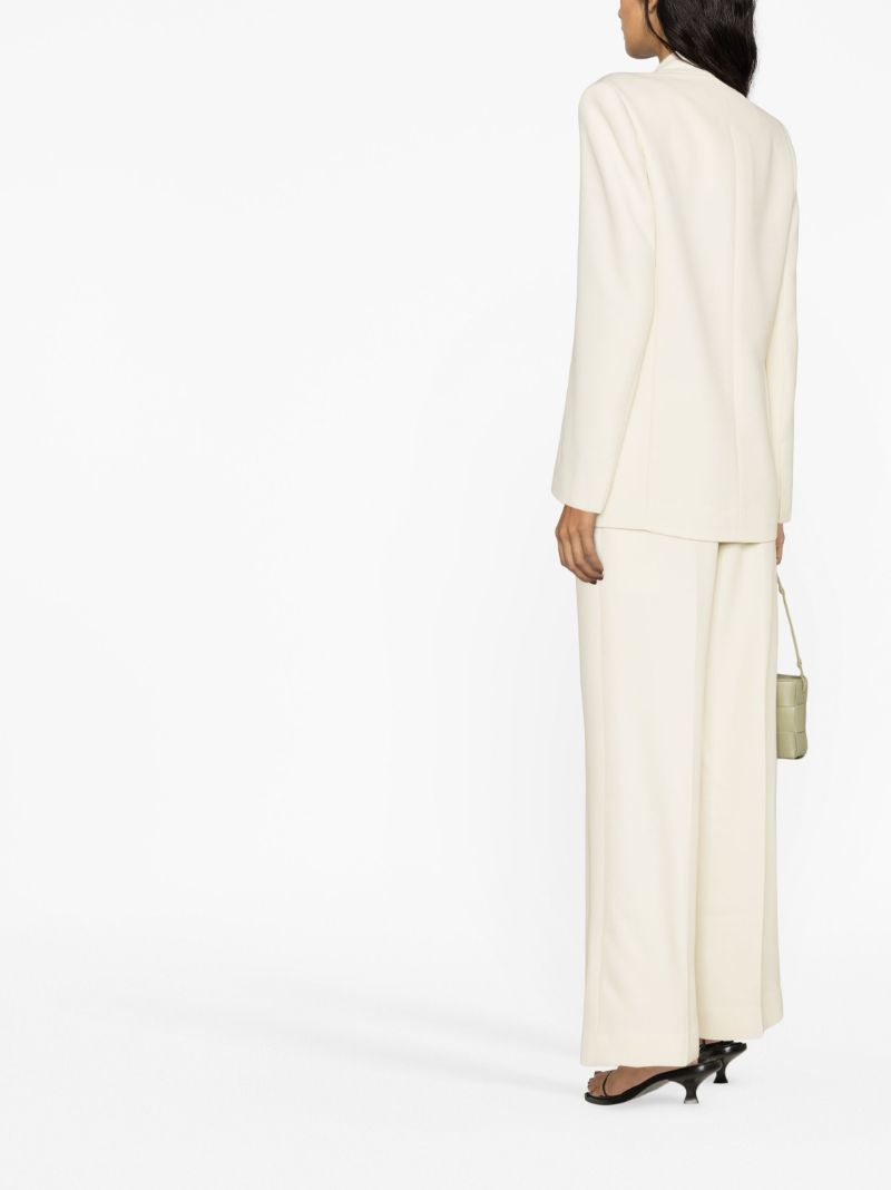 Neutral Cross Front Blazer