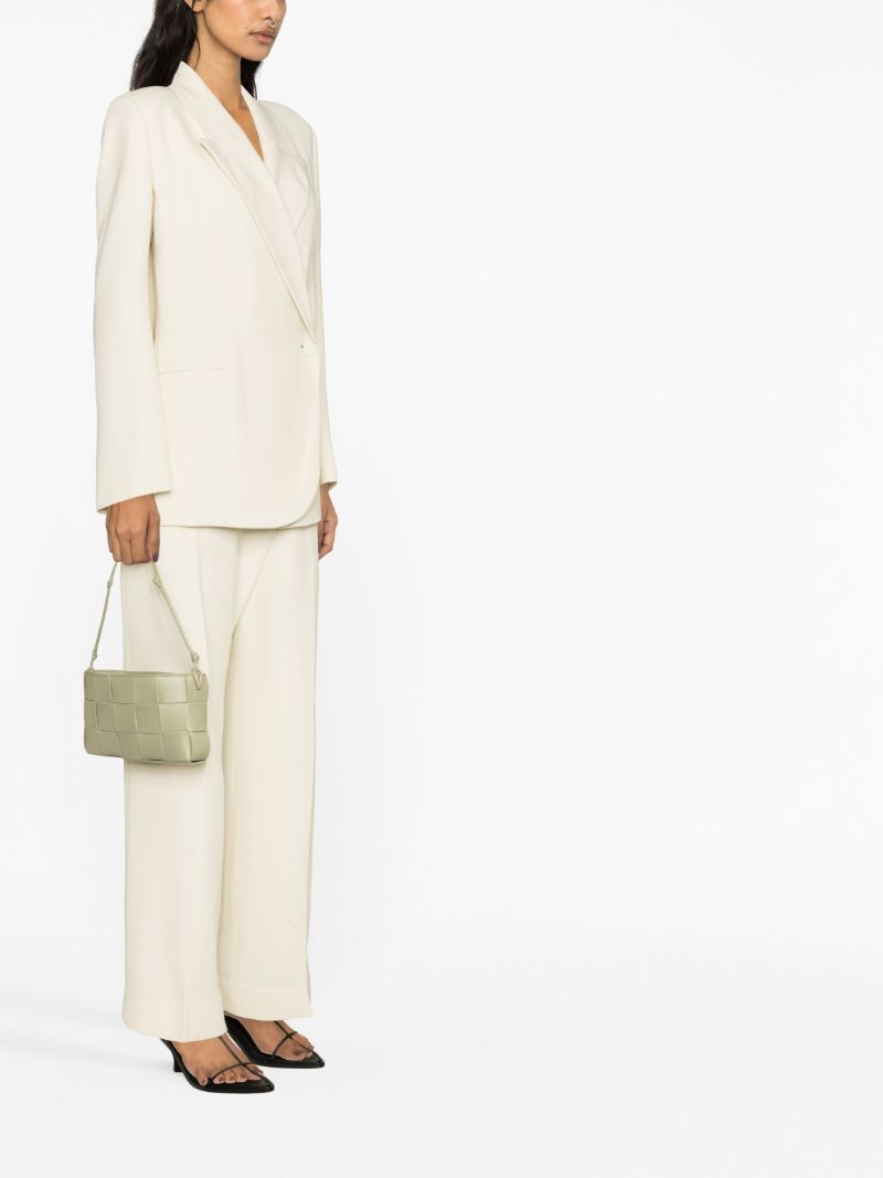 Neutral Cross Front Blazer
