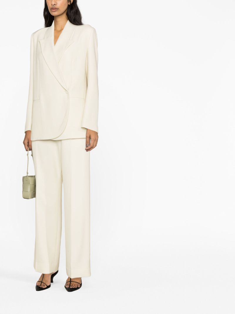 Neutral Cross Front Blazer