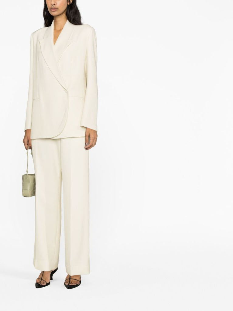 Neutral Cross Front Blazer