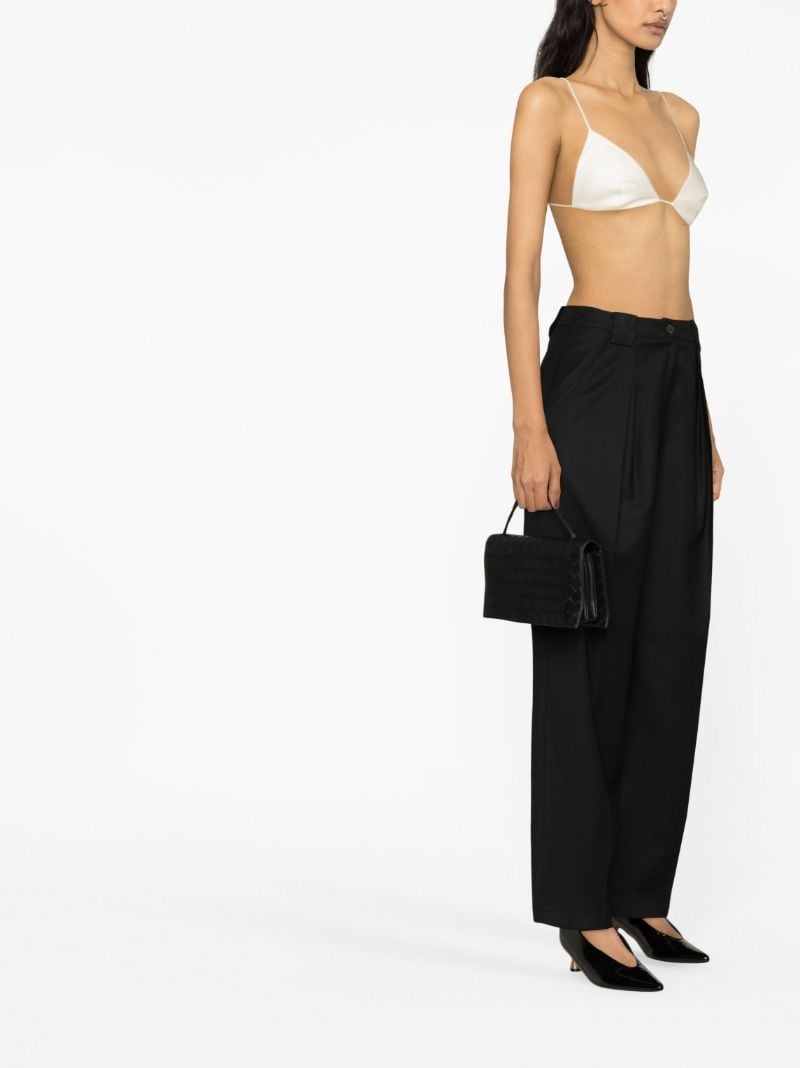 White Silk Satin Shirt